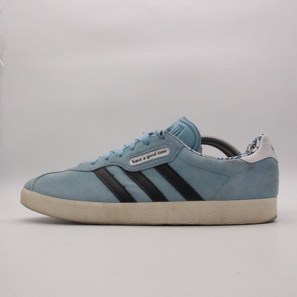 adidas Gazelle  Have A Good Time Men's Size 12 Blue Sneakers G54785 - Picture 4 of 10